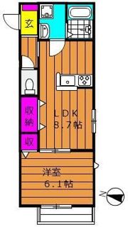 フィカーサ大島の間取り画像