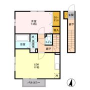 トレーステラス本八幡の間取り画像