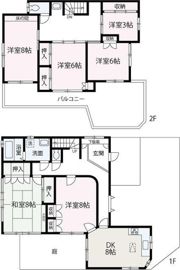 根岸台宮木貸家の間取り画像