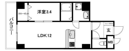 Garland湊町の間取り画像