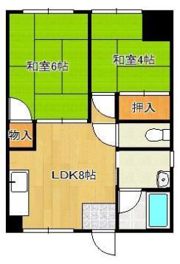 マンショーン勝之の間取り画像