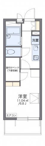 レオパレスグリーンシャルマンの間取り画像