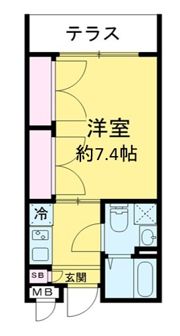 キャステリーノ三宿の間取り画像