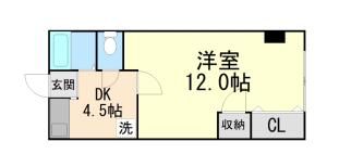 パレス上原の間取り画像