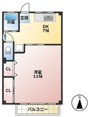クアジュ・ノブレスの間取り画像