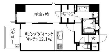 クレアホームズfranc松山駅前の間取り画像