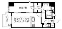 クレアホームズfranc松山駅前の間取り画像