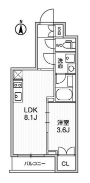 ALTERNA亀戸Ⅲの間取り画像