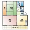 岩田アパートの間取り画像