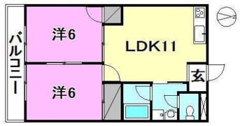 オックスフォードサーカス河原町の間取り画像