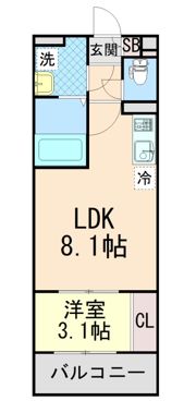 リブレメゾン住吉Ⅱの間取り画像