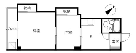 ハイムタウゼント1の間取り画像