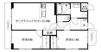 クレールマノワールの間取り画像