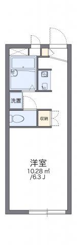 レオパレスジュネス栗田の間取り画像