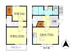 北塩屋町8番戸建の間取り画像