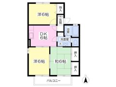 エスポワールBの間取り画像