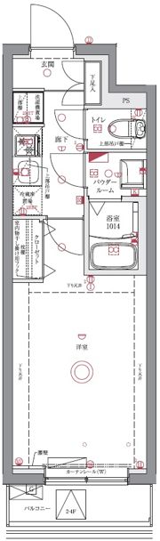 ユリカロゼ成増の間取り画像