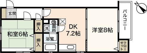 エーデル吉島西の間取り画像