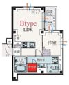 b’CASA東伏見の間取り画像