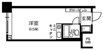 イーストコート2番街の間取り画像