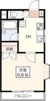 アルカディア武蔵野の間取り画像