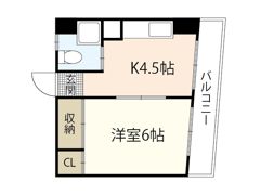Calm楠木六番館の間取り画像