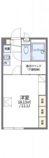 レオパレスボヌールⅡの間取り画像