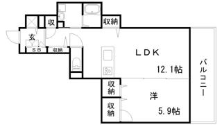 フェリーチェ上三条の間取り画像