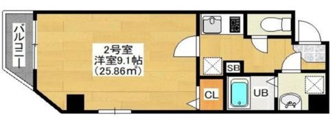 Blue Sky南千住の間取り画像