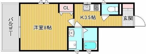 プティポッシュの間取り画像