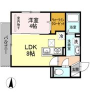 ウィング A棟の間取り画像