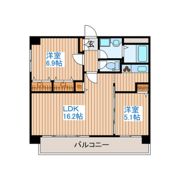 グランジュールマンション高砂駅前の間取り画像