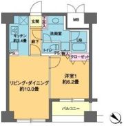 カスタリア茅場町の間取り画像