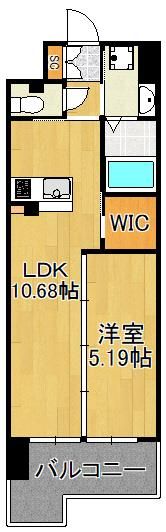 ウィングス西小倉の間取り画像