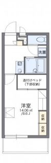 レオパレスストラーダの間取り画像
