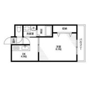 アンプルール クラージュ コリーヌシャンⅠの間取り画像