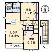 ヒカリハイツ Aの間取り画像