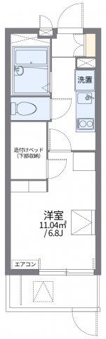 レオパレス豊里Ⅱの間取り画像