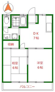 ハイムS．T．Yの間取り画像