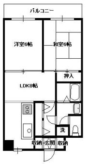 パーシブル目黒の間取り画像