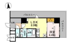 グランセジュール江坂の間取り画像