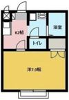 アンプルールブワ虹の間取り画像