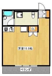 コーポ駿河の間取り画像