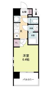 エス・キュート梅田東の間取り画像