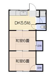 豊成アパートの間取り画像