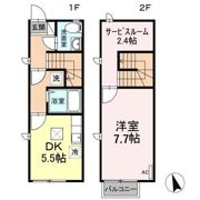 サージ Aの間取り画像