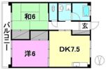 山本マンション（桑原3丁目）の間取り画像