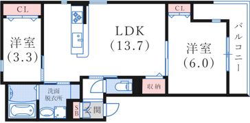 リブレメゾン住吉Ⅰの間取り画像