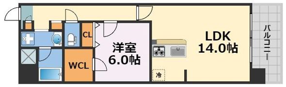 OCEAN松屋町の間取り画像