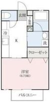 メイプルハイツK棟の間取り画像